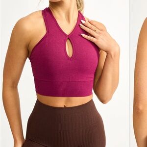 BuffBunny Sphynx Sports Bra in Empire Rose XL